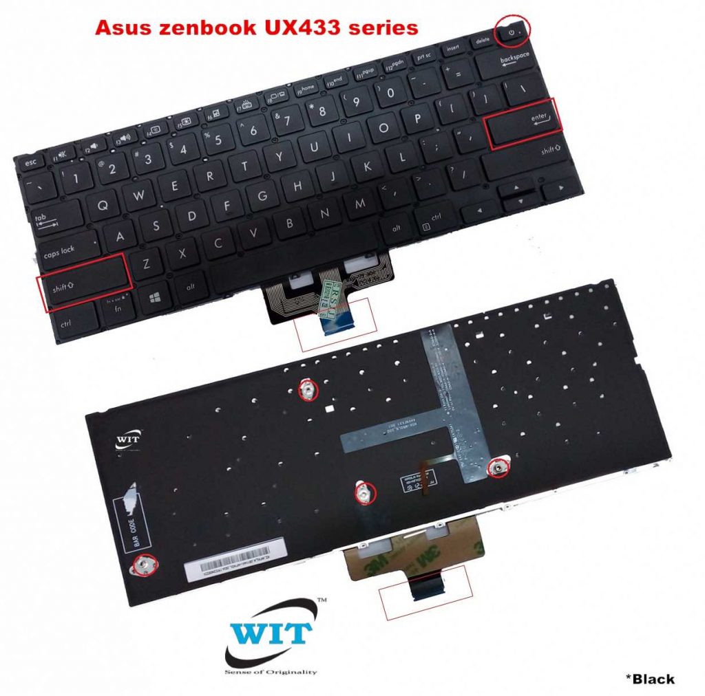 Laptop Keyboard Or Keypad For Asus Deluxe Zenbook Ux U F