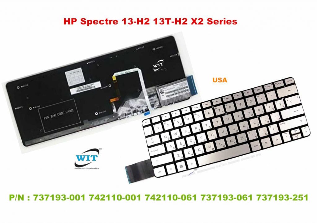 Laptop Internal Keyboard Or Keypad For HP Spectre X2 13 H Series HP