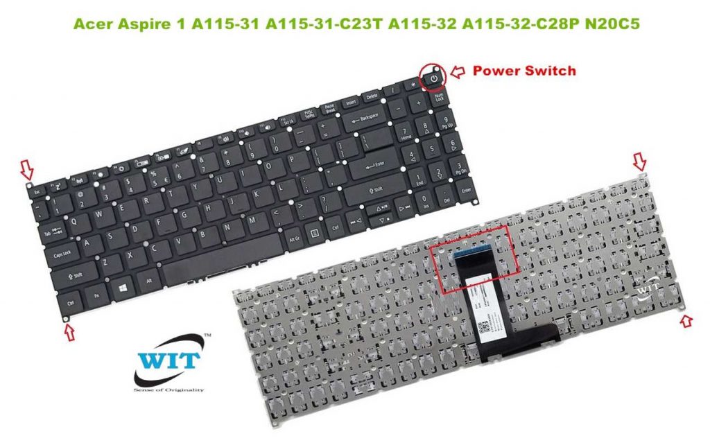 Laptop Keyboard Or Keypad For Acer Aspire A Aspire A G