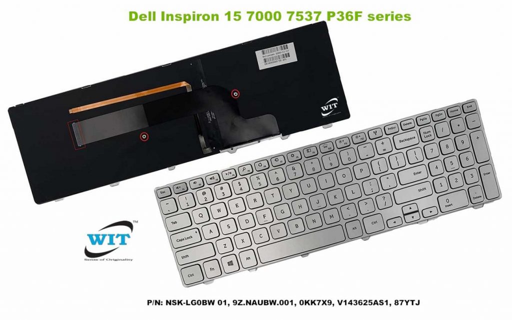 Laptop Keyboard Keypad For Dell Inspiron P F Series P N