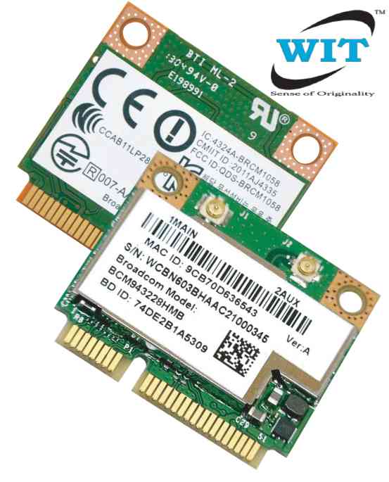 WiFi Wireless Card For DELL Asus Lot 300M 802.11B/G/N Mini PCI-E Bluetooth 4.0 