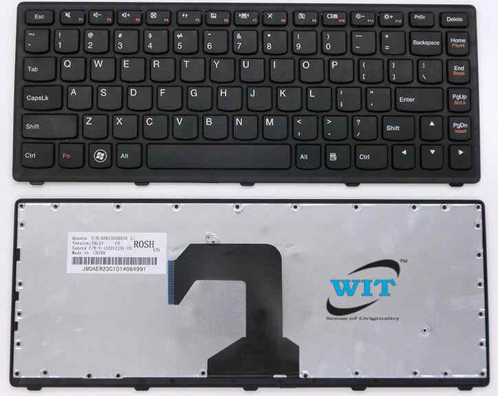 Laptop Keyboard for Lenovo S400 S400T S300 S405 S400U S415 S415 Touch M30-70 S40-70 Germany GR Black Without Frame New 