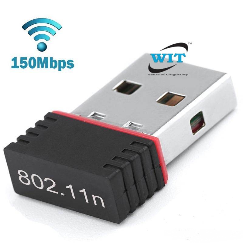 150Mbps USB WiFi Receiver USB Wireless Card WiFi 802.11 b/g/n LAN Adapter for PC 