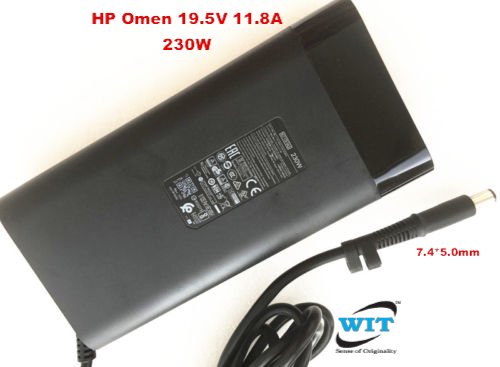 kompleksitet Ja Politibetjent HP 230W 19.5V 11.8A 7.4*5.0mm for HP Omen 17 4k Gaming Laptop Tpn-la10 AC  Adapter TPN-LA10 - WIT Computers