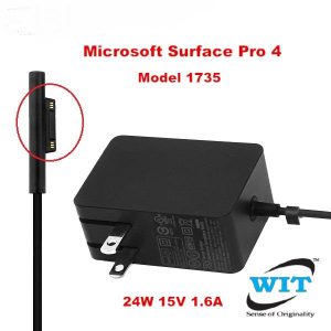 Original Power Supply Adapter for Microsoft Surface RT Charger 24W 12V 2A Surface 2 Surface Pro 1 Pro 2 Tablet Include US Plug with 5ft Cable Model 1513 