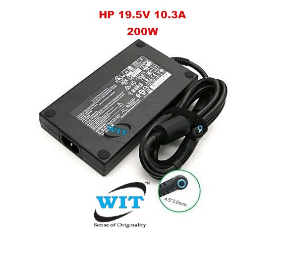 19.5V/10.3A - 200W HP L00818-850 Chargeur pour HP HPZBook 17 G3 ZBook 17 G3  (M9L94AV) ZBook 17 G3 (T7V61ET) ZBook 17 G3 (T7V62ET)