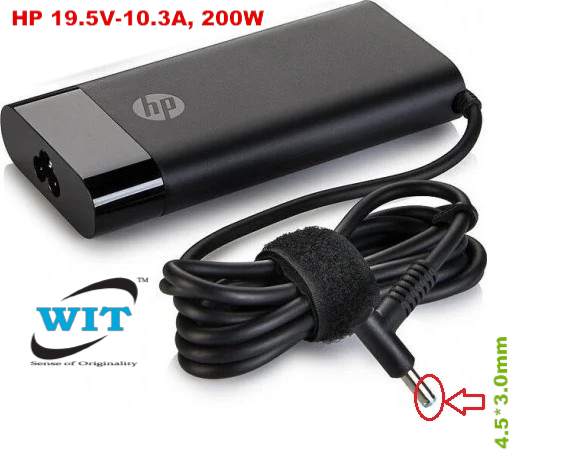 HP 19.5V 10.3A, 200.85W (200W), 4.5mm*3.0mm Original AC Power Adapter or  Charger For HP ZBook 17 G3 laptop TPN-CA03 815680-002 835888-001, P / N: HP  TPN-DA10, L00818-850, L00895-003, ADP-200HB B W2F75AA, Hp