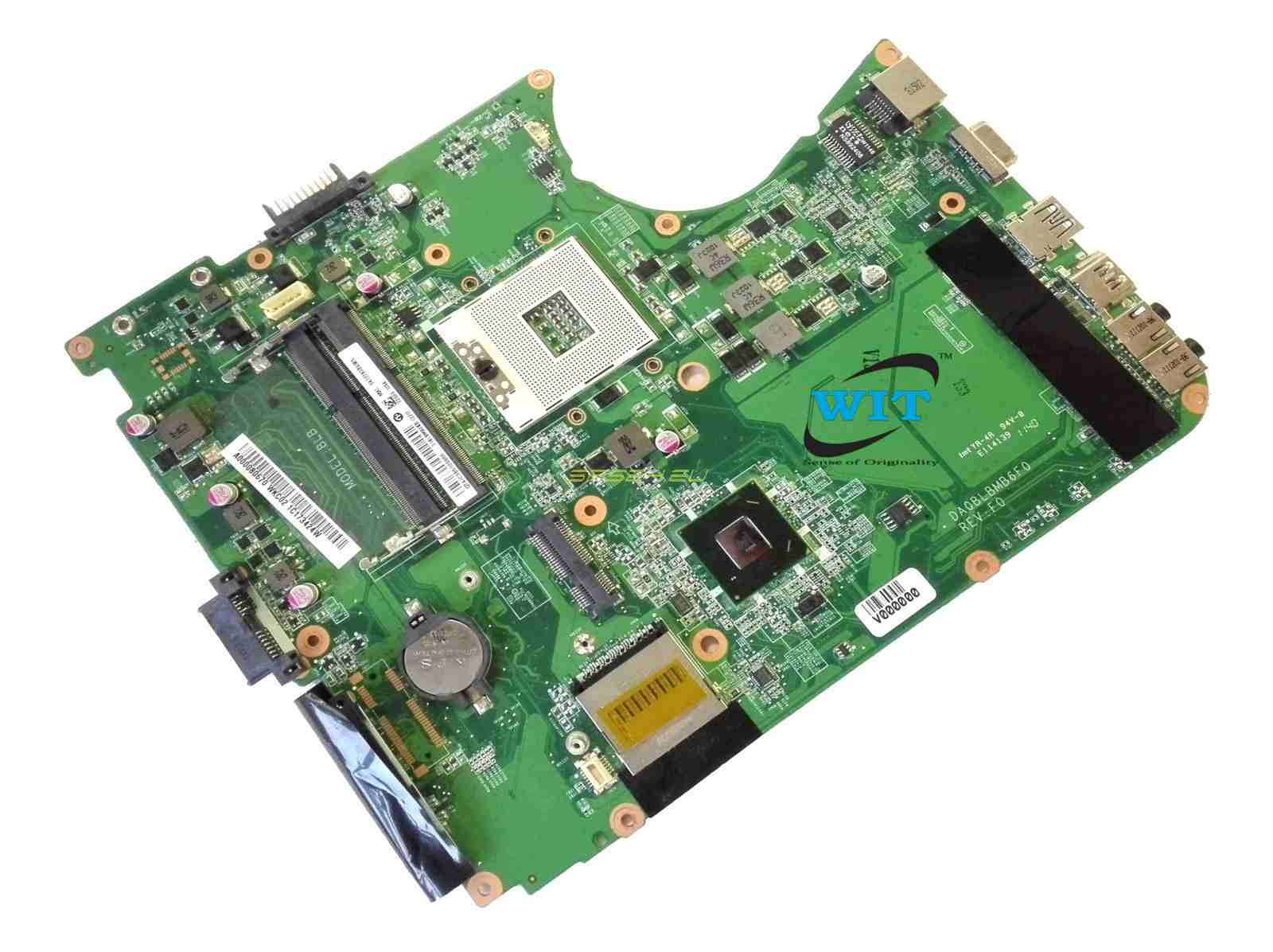 Toshiba Satellite L750 L755 laptop motherboard A000081420 main board  DABLBMB16A0 - WIT Computers