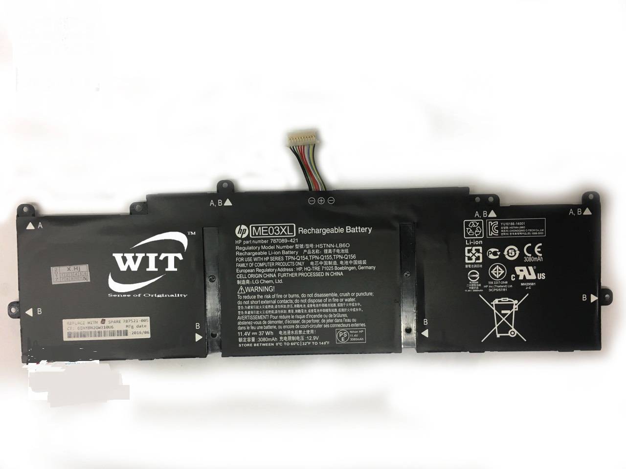 New ME03XL 787089-421 Battery For HP Stream 11 and Stream 13 Notebook PC Series 