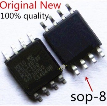 5x MX25L12873FM2I-10G SOP-8 IC – Unbranded, New Old Stock