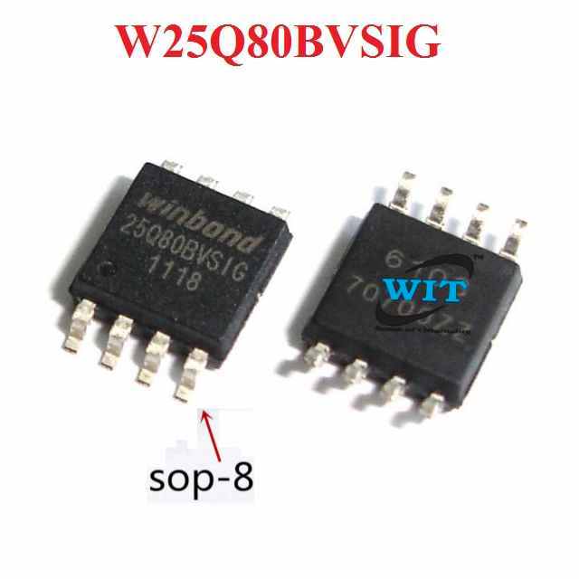 5pcs/10pcs W25Q80BVAIG W25Q80BVDAIG DIP-8 ICs Winbond Original 