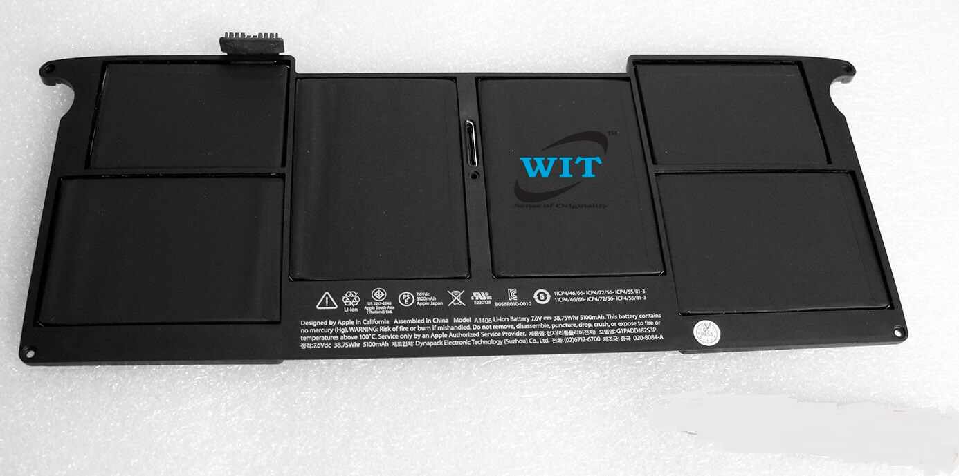 A1406 A1495 Original Battery for A1370 2011 A1465 2012 Apple Macbook Air  11