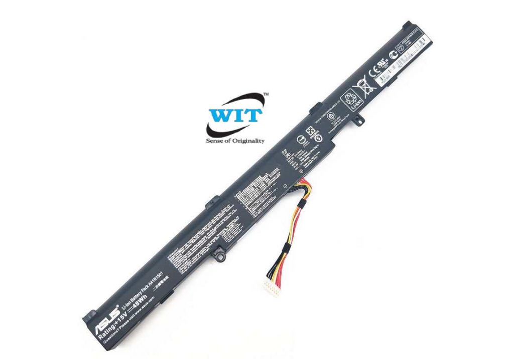 48Wh Replacement Laptop Battery A41N1501 – For ASUS ROG N552 N552V N552VW N752 N752VX GL752 (4-Cell, 15V)