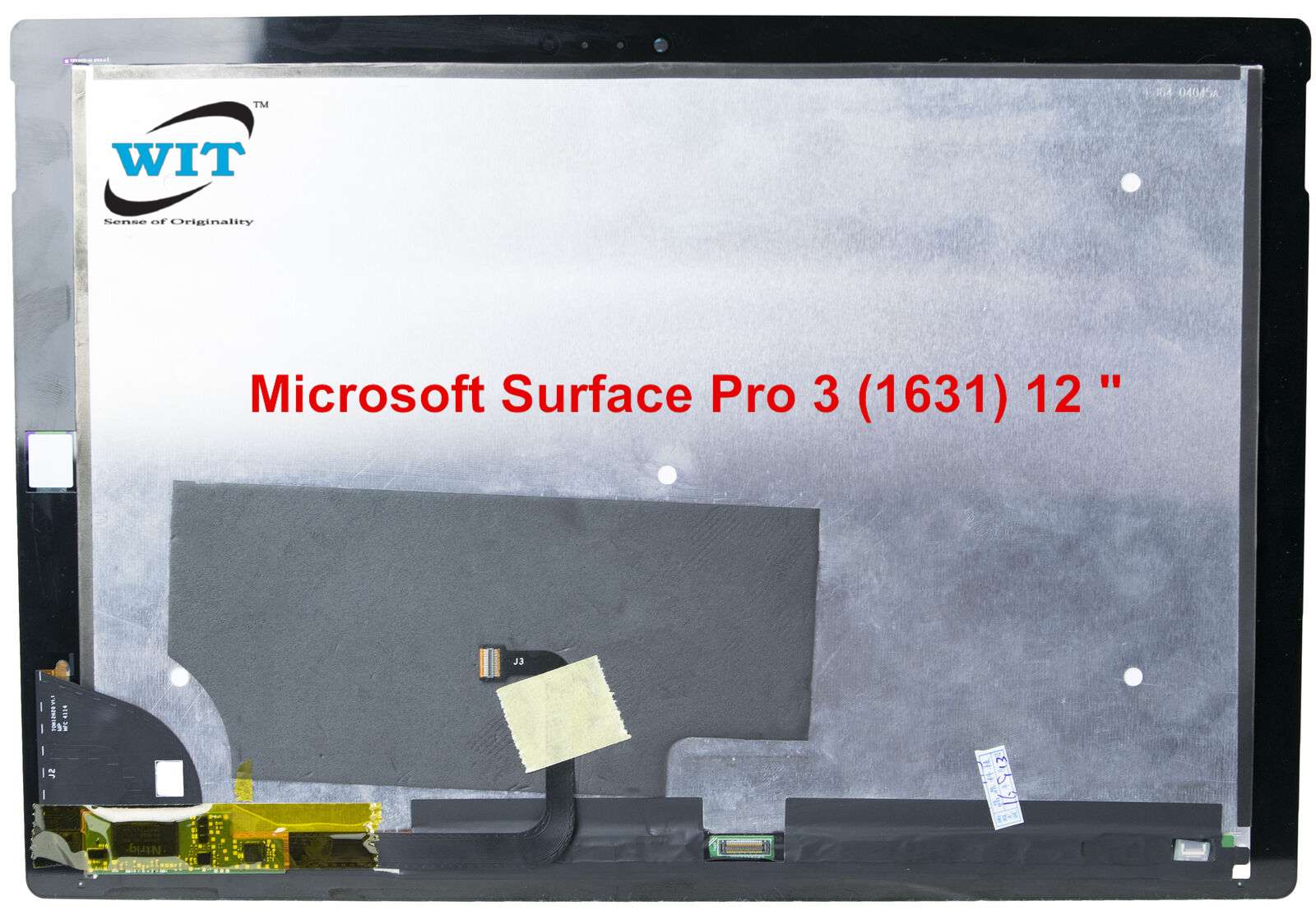 LCD DISPLAY SCHERMO TOUCH SCREEN NERO per 12" Microsoft Surface Pro 3 1631 