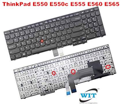 Sund mad Ikke nok Kommunikationsnetværk Lenovo ThinkPad Edge E550 E550C E555 E560 E560P E565 laptop Keyboard  9Z.NBKST.101 - WIT Computers