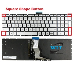 US UI Keyboard for HP 15-cc 15-cd 15-ck 15-bp 15m-bp 15t-bp 15-br 15t-cc Backlit 