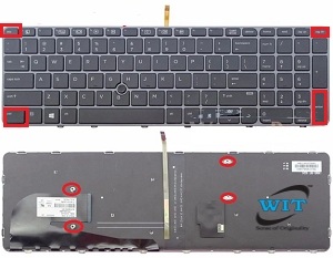 HP EliteBook 755-G3 850-G3 850-G4 850-G3 850-G4 Series ZBook 15u G3  821195-001 836623-001 Laptop Keyboard