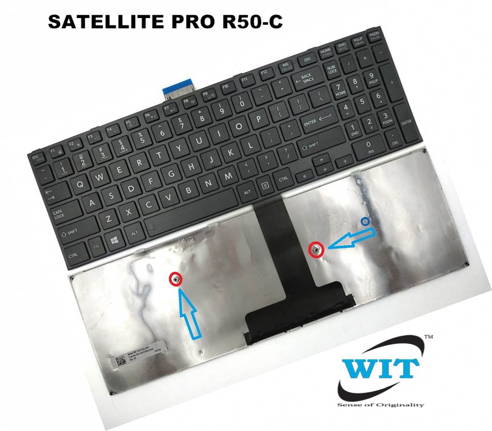 Laptop Keyboard For Toshiba Satellite Pro A50-C A50-C-2FR A50-C
