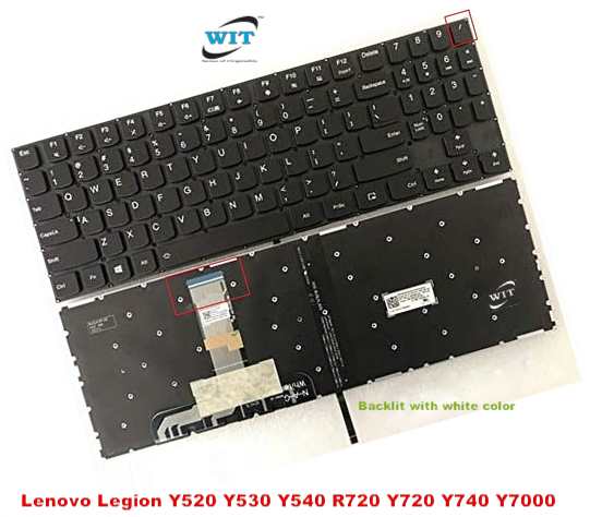 Gaming Laptop Keyboard for Lenovo Legion Y520-15IKBA, Y520-15IKBN,  Y530-15ICH, Y540-15IRH, R720-15IKB, Y720-15IKB, Y740-17, Y7000P, Y9000K -  WIT Computers