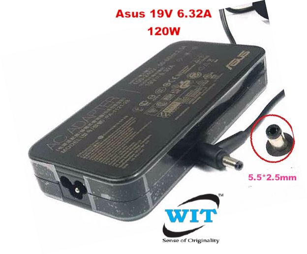 N550JV-DB72T ADP-120RH B Slim AC Adapter 120W 19V 6.32A 5.5 New ASUS PA-1121-28 