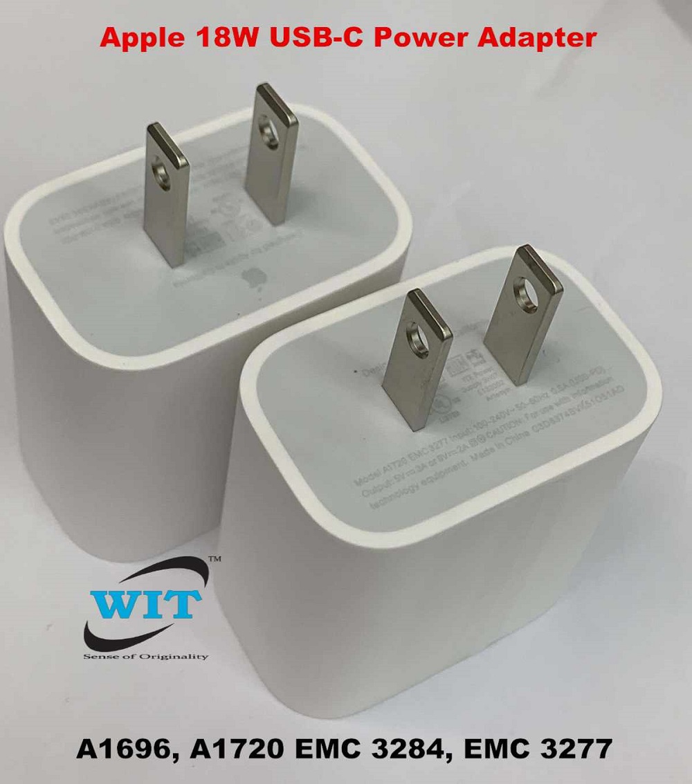 Apple USB-C Power Adapter A1696, 3284,EMC 3277, A1720 for iPhone iPad - Computers