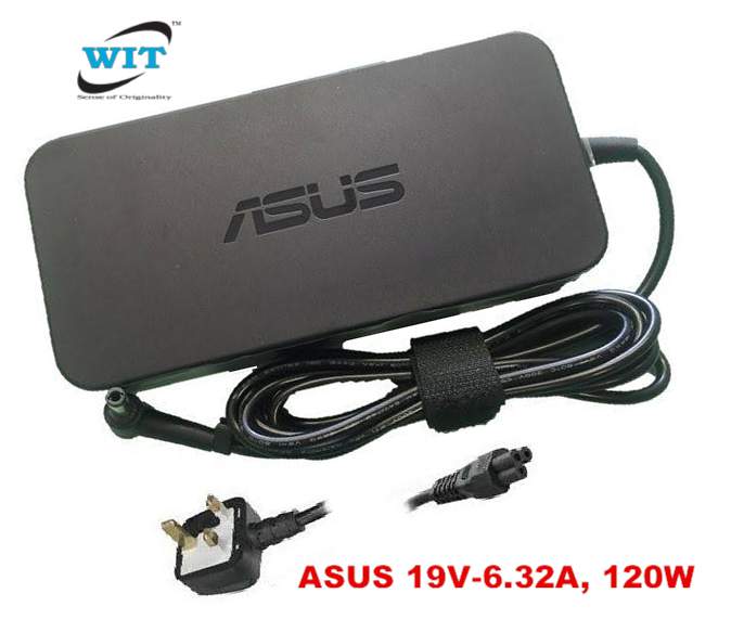 Vhbw - vhbw Chargeur d'ordinateur portable Notebook (19V/6.3A/120W) pour  Asus N500JK, N550, N550HK-CN111H, N550JV, N550LF, N750, N750JK,  N750JK-T4138
