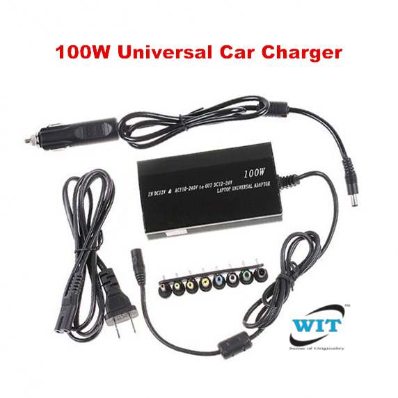 Verdensrekord Guinness Book fætter Afgang til 100W Universal Car Charger Adapter for Laptop AC/DC to DC Switching Power  Supply SP28-01 - WIT Computers