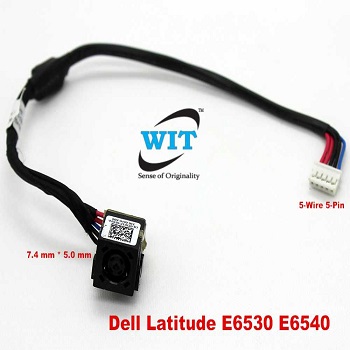 Dell Latitude E6530 E6540 Series QALA0 QALA1 QALAO DC30100HF00 DC30100HH00  DC30100HK00 0PJD1P 0G6TVF DC30100OS00 DC Power Jack Port with Cable