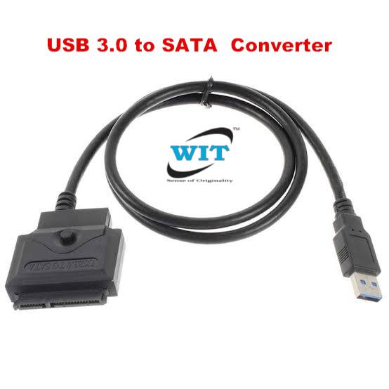 22 Pin USB 3.0 to 2.5" SATA III Hard Drive HDD SSD Adapter SATA Converter Cable 