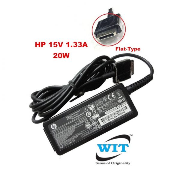 Genuine HP 20W AC Adapter For Envy X2 11T-G000 – 15V 1.33A – 714656-001, 714148-001 – Includes Power Cord