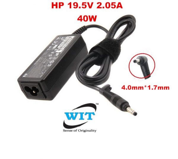 thumbnail image 2 of HP 40W Laptop Charger For Mini Notebooks – 19.5V 2.05A AC Adapter (Genuine, 622435-xx 624502-xx) 2 of 5