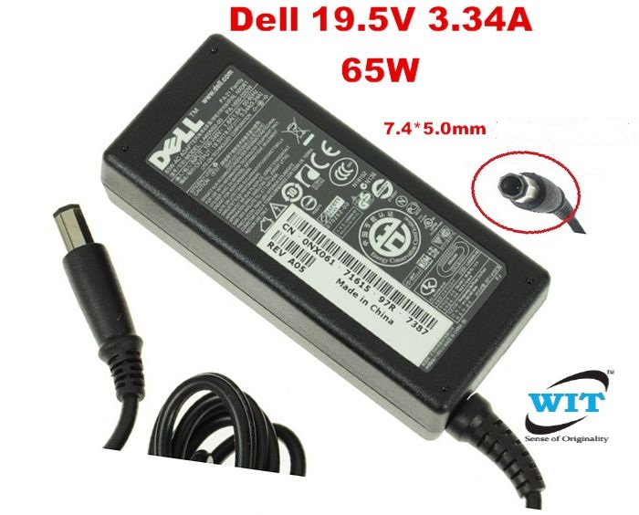 65W Dell Inspiron 1318 19.5V 3.34A Octagonal Pin Laptop AC Adapter Charger 