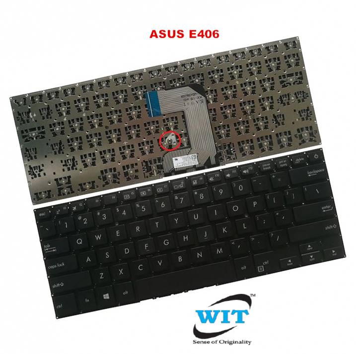 Laptop Keyboard for ASUS R406 R406A R406L R406LD R406V R406VD Colour Black