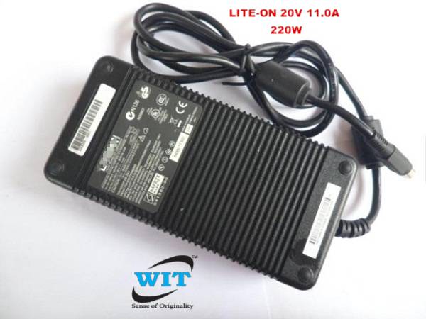 20V 11A 4-Pin AC Adapter For Dell Alienware Area 51-M D700 D700T D9K D900K M7700 