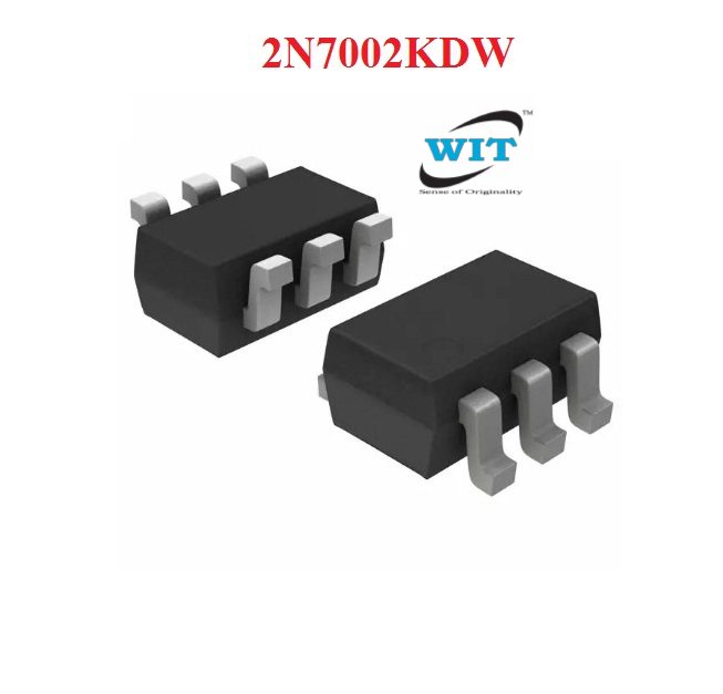 2N7002DW-7-F Pack of 1000 MOSFET 60V 200mW