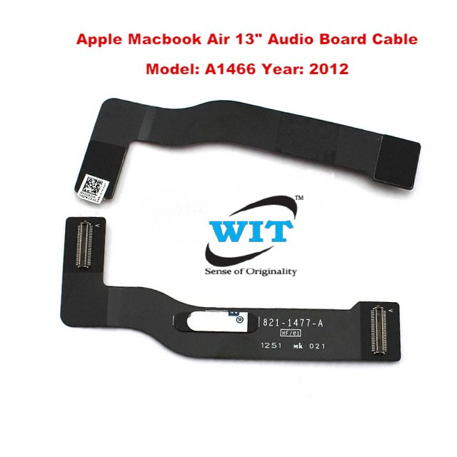 Apple MacBook Air A1466 I/O Board Ribbon Cable Power 821-1477-A 