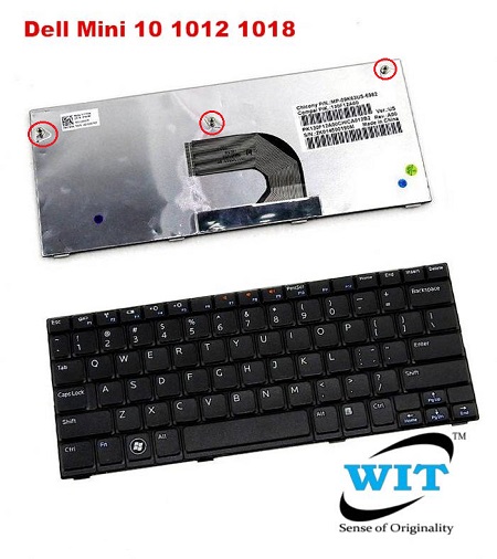 wangpeng New Laptop Keyboard For Dell Mini 1012 1018 US V111502AS V111502AS1 PK1309W1A00 