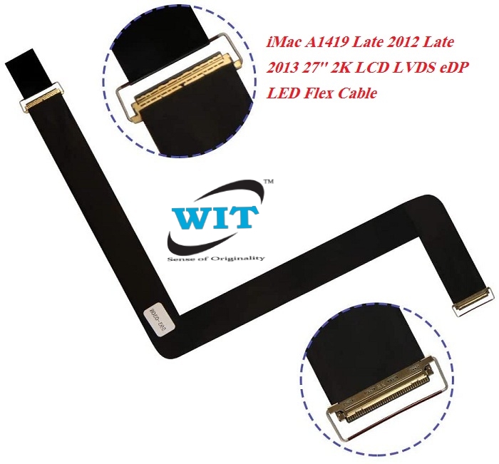 EDP DISPLAYPORT LCD LVDS CABLE iMac 27" A1419 Late 2012 2013 MD095 MD096 MD089 