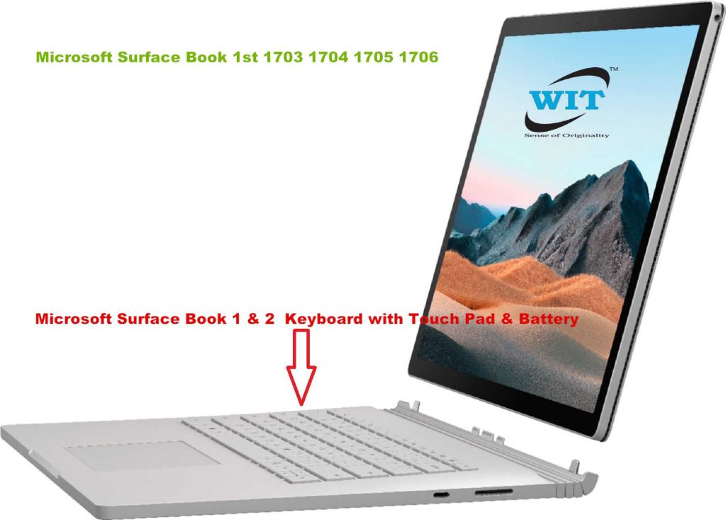 Clavier Microsoft Surface Book 1st 1703 1704 1705 1706 Keybo à Olivet Loiret 25727659