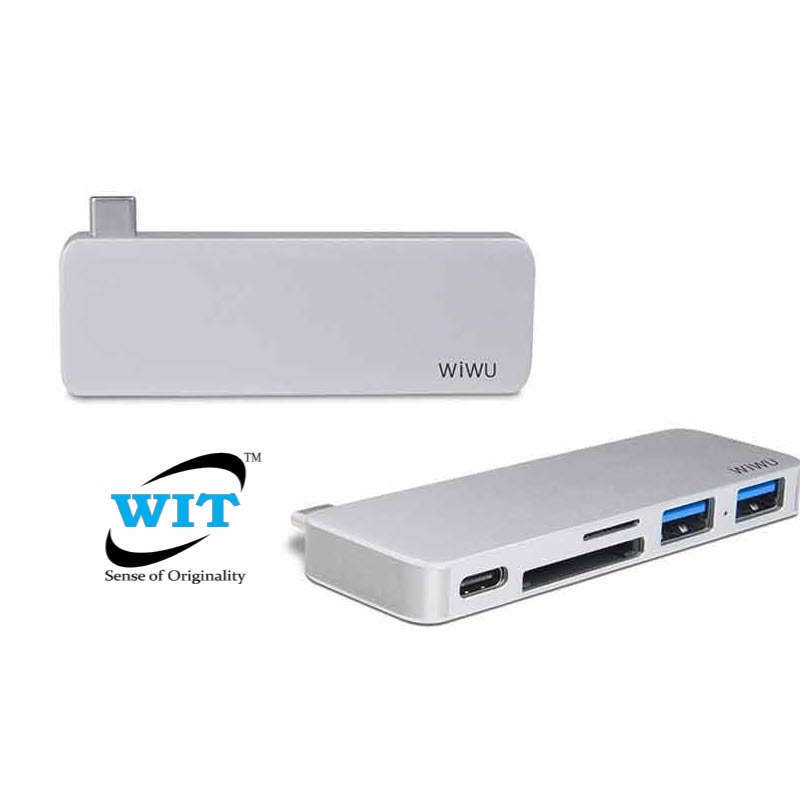 C- Type to Multi-converter (5 in 1), T6 USB Hub with 5 in 1 Power 