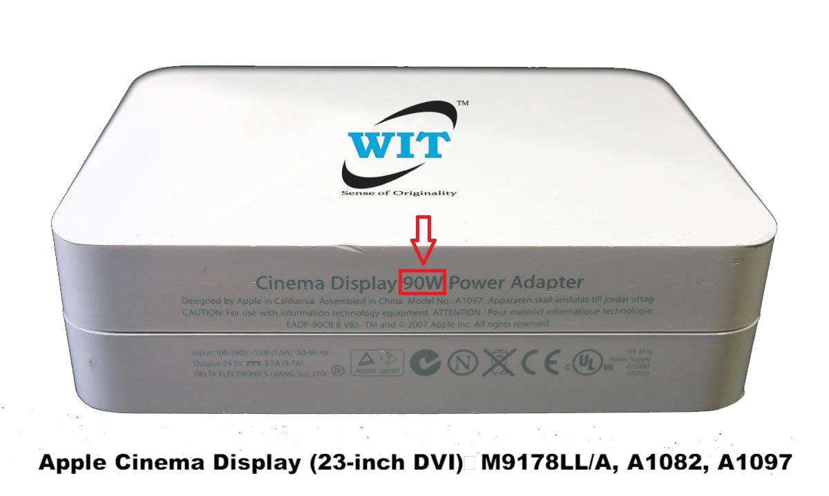 Apple A1098 Cinema HD Display Power Adapter 150W for 30'' DVI Cinema HD Display 