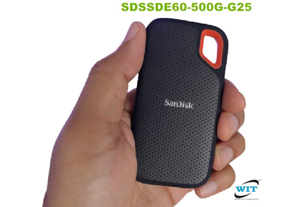 br>Sandisk サンディスク ポータブルSSD 500GB SDSSDE60-500G-J25 