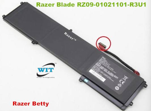 Razer betty Battery for Razer BLADE 14 INCH(128GB) BLADE 14 INCH(2013) BLADE 14 INCH(2014) BLADE 14 INCH(2015) BLADE 14 INCH(256GB) BLADE 14 INCH(512GB) BLADE PRO 2014 RZ09-0102 RZ09-01020101 - WIT Computers