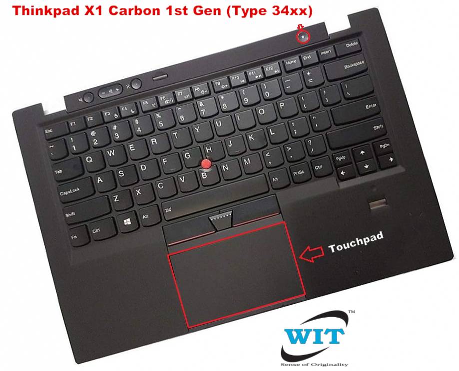 New For Lenovo Thinkpad X260 Top Case Palmrest Upper Case Cover Without FPR 