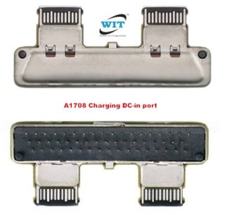 ShineBear New 821-01646-02 for MacBook Pro Retina 13 15 A1989 A1990 Type-C USB-C Charging DC-in DC Power Jack Board Connector 2018 Year Cable Length: Standard