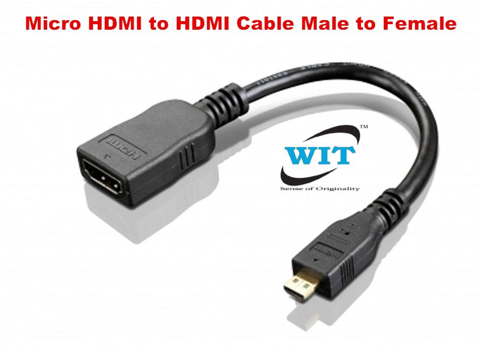 Mini HDMI to HDMI Cable With Ethernet Type A-C Male to Male For Tablet PC Phones 