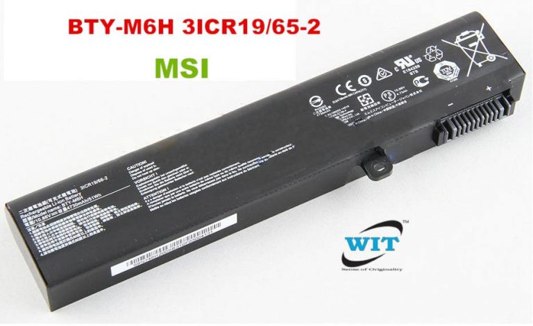 Batteria BTY-M6H Per MSI GE62, GE72, GL62, GP62 E Altri Portatili MSI - Ricambio Compatibile