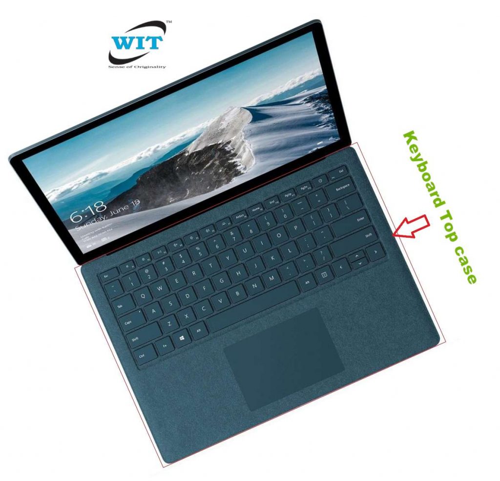 Keyboard with Touchpad (Top case) Assembly for Microsoft Surface Laptop 1/2 1769/1782 13.5 inch