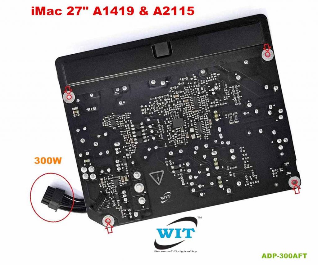 Power supply (300W) for Apple iMac 27 inch Retina A1419 (Late 2012