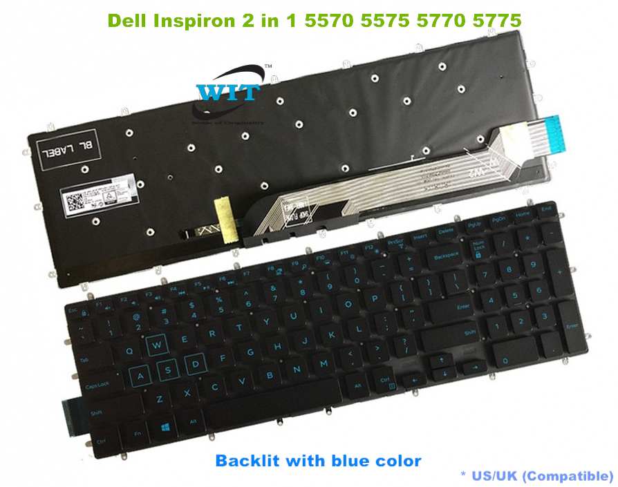 0MDC8K NUOVO Dell Inspiron 15-7566/7567 POGGIAPOLSI e Regno Unito Tastiera Inglese 0R0G9T 